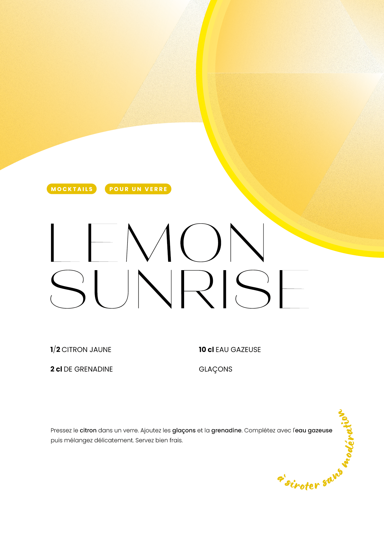 Mocktails - Jaune